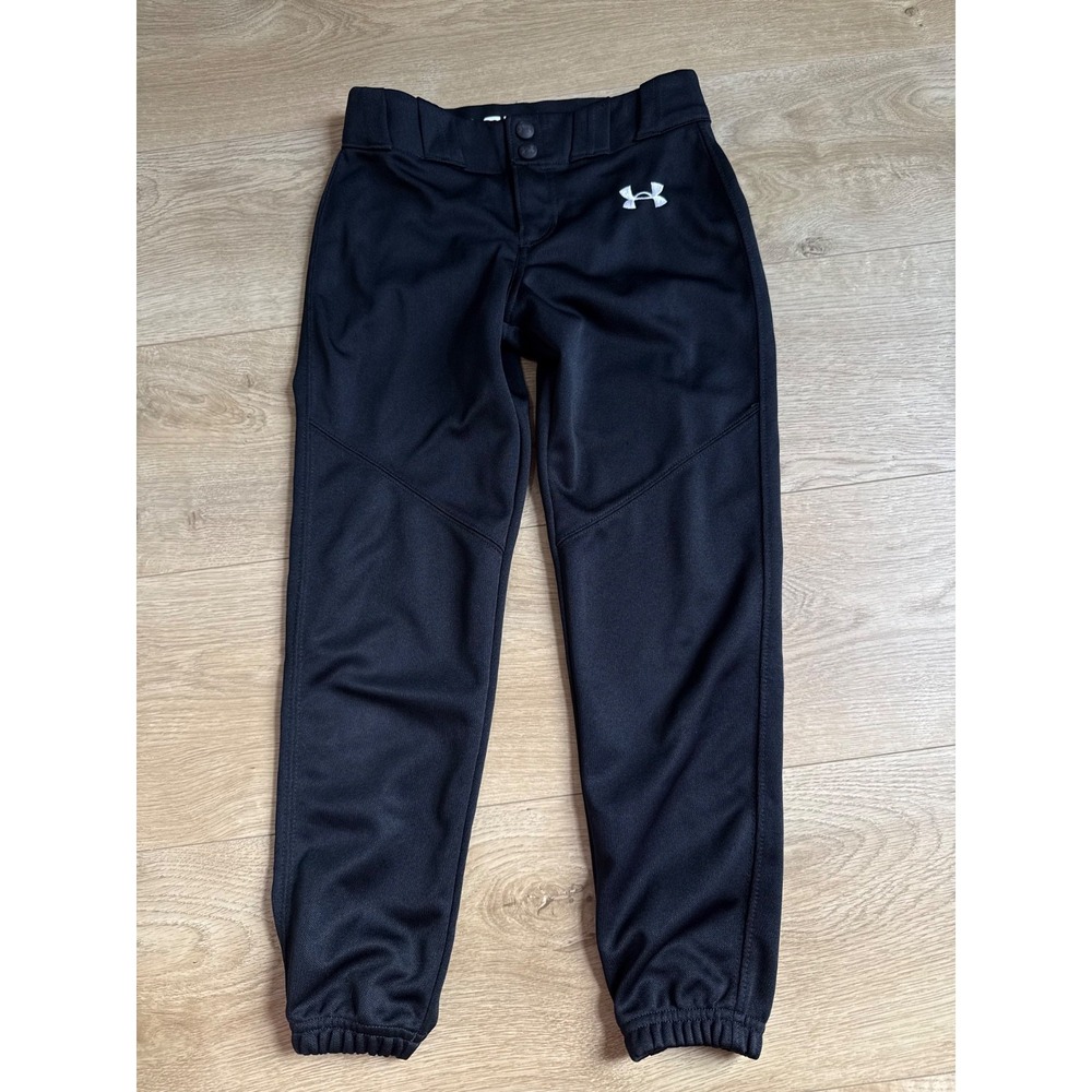 EUC Youth Under Armour Classic Black Baseball/Softball Sports Pants size YS